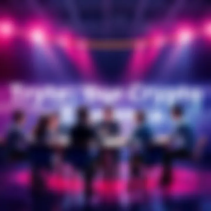 People discussing their experiences and sharing insights on cryptocurrencies at a round table