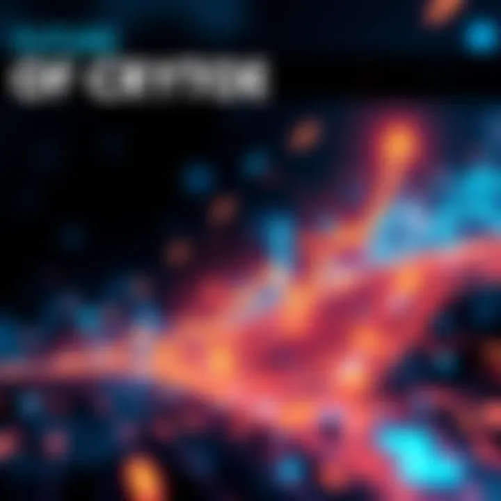 An abstract representation of crypto growth with symbols of innovation and longevity