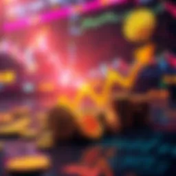 Graph showing the shift of investments from gold and stocks to cryptocurrency with arrows indicating movement