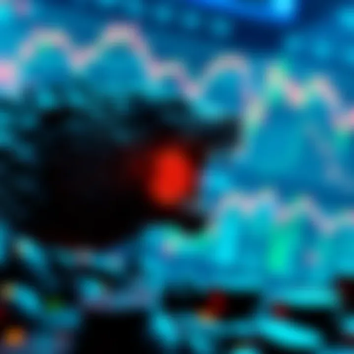 Visual representation of strategic cryptocurrency investment amidst market fluctuations