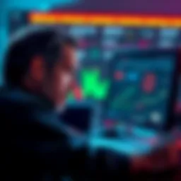 A person looking at a computer screen displaying $RIV information and forums, expressing doubt and concern.