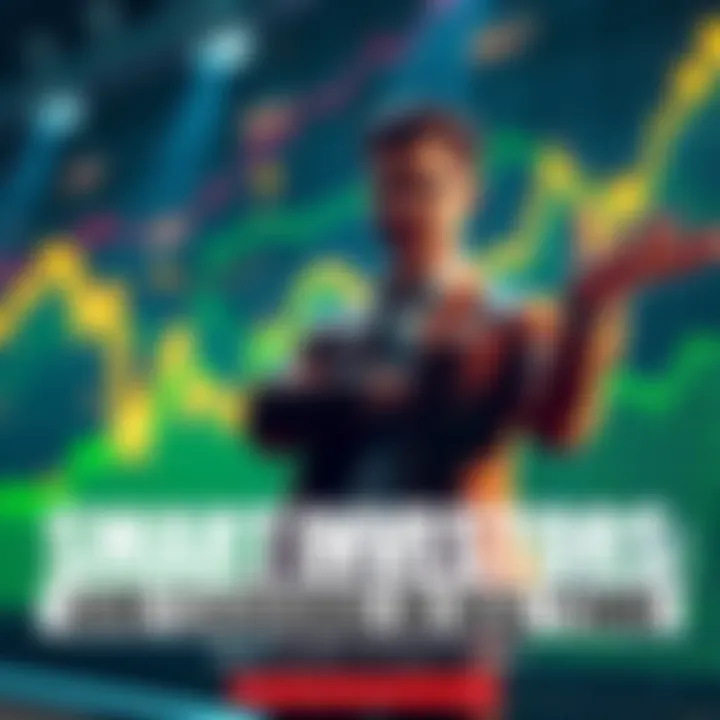 Investors Thriving in Crypto Market Graph showing rising cryptocurrency values with a confident investor