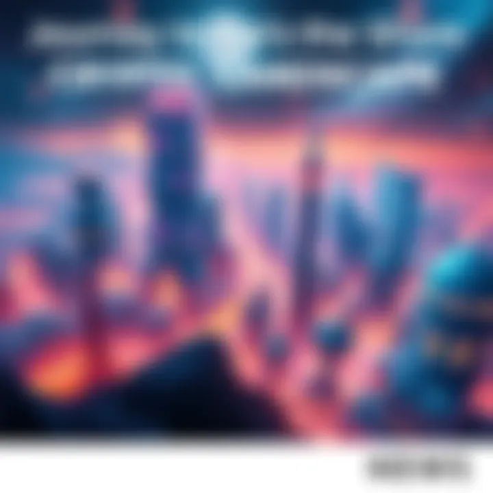 A futuristic cityscape symbolizing the evolution of cryptocurrency, with digital elements and vibrant colors reflecting hope and resilience.