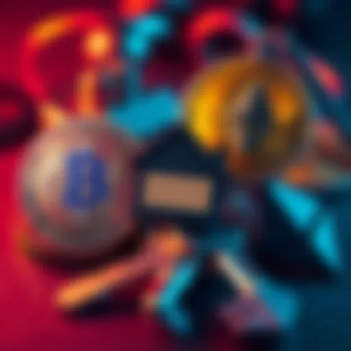 A visual of Bitcoin and Ethereum coins with a house and keys, symbolizing crypto-backed loans for real estate.