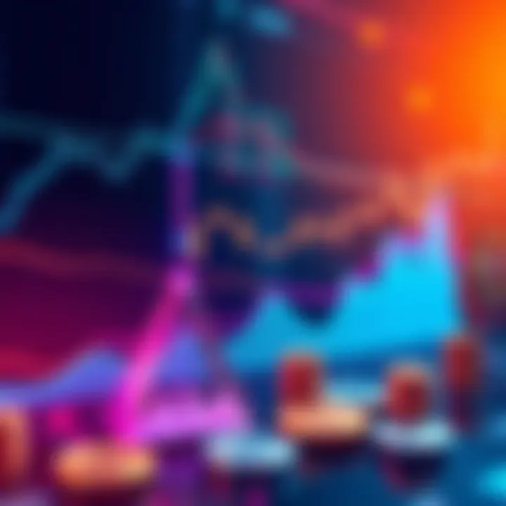 A visual representation showing the ups and downs of cryptocurrency trends in 2026, with graphs and digital coins. Experts are analyzing market changes.