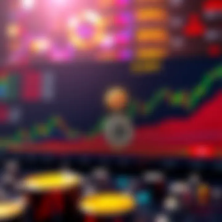 Graph showing Bitcoin and altcoin prices falling sharply, indicating a market crash similar to March 2020