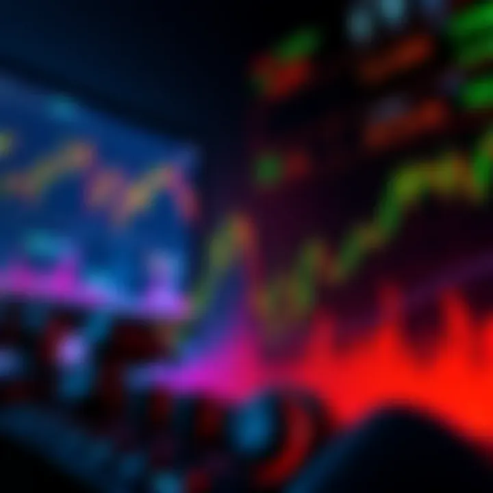 Dramatic decline in cryptocurrency values with charts showcasing plummeting prices