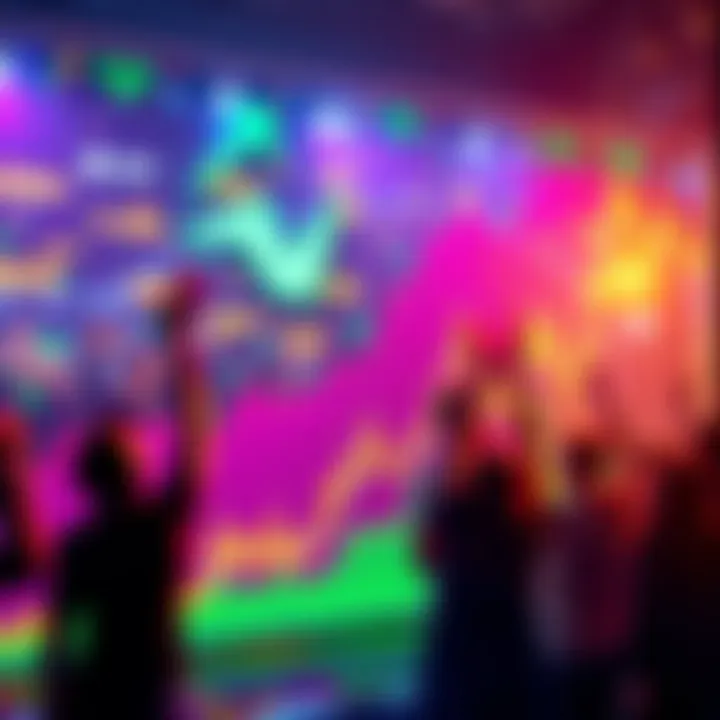 Crypto Market Excitement A vibrant graphic showing a rising cryptocurrency graph with excited investors celebrating the potential all-time high