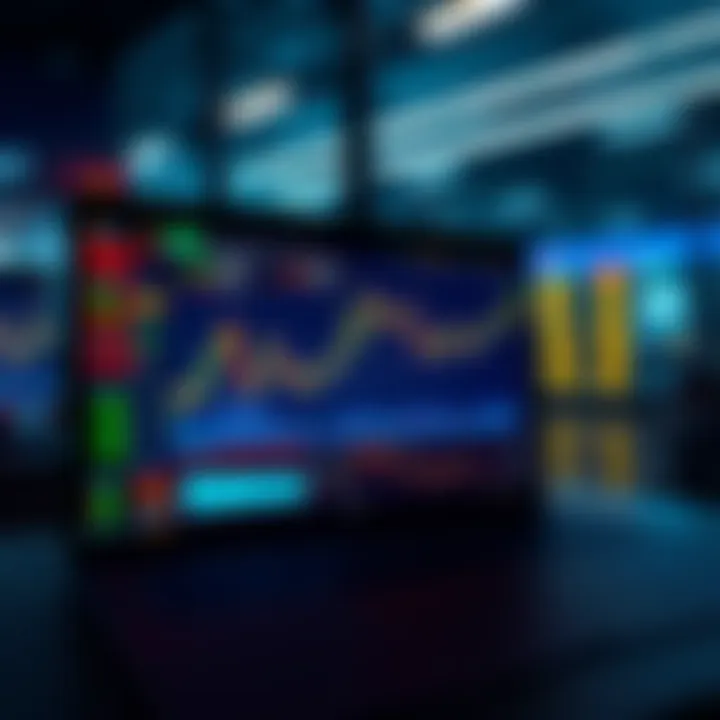 A screen showing real-time cryptocurrency prices and news from various exchanges.