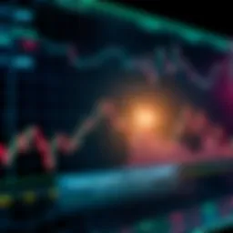 Chart showing a steep decline in crypto values with a headline about Trump's Iran negotiations