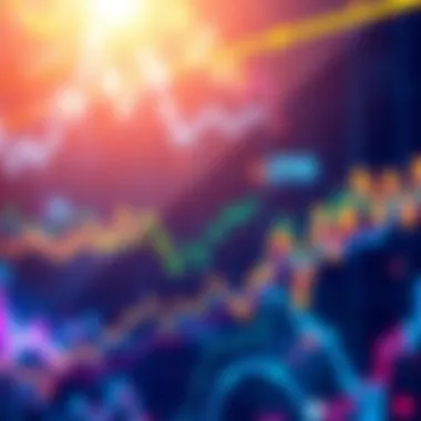 A chart showing BTC and ETH prices influenced by ETF flows and institutional investments, with market trends reflecting macroeconomic factors like interest rates.
