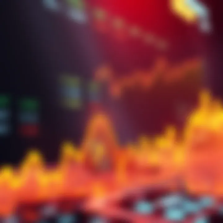 Crypto Market Shift A graph showing a rising trend in cryptocurrency prices, indicating a potential move towards 100k.