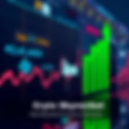 Crypto Market Surge A graph showing a significant rise in cryptocurrency prices over three days, with green upward arrows indicating growth.