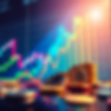 A vibrant graph showing the upward trend of cryptocurrency prices, symbolizing a new bull market, with coins like Bitcoin and Ethereum in the foreground.