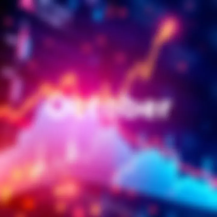 A graphic showing changes in crypto market trends with rising and falling graphs, reflecting trading volume and investor sentiment for October 2025.