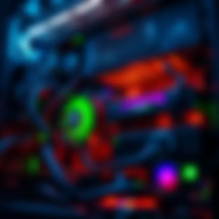 A mining rig showcasing RTX 2060 and RTX 2070 Super graphics cards in operation, highlighting cryptocurrency mining activities.
