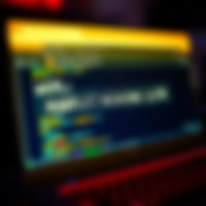 A close-up view of a computer screen displaying a suspicious crypto mining URL, emphasizing the importance of security in cryptocurrency mining.