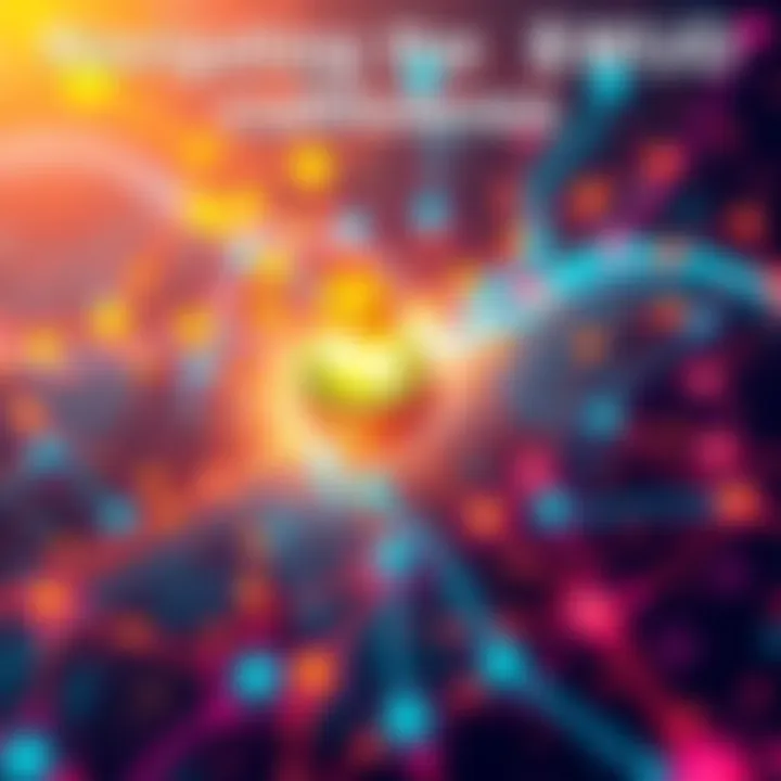 An abstract representation of cryptocurrency transactions highlighting wallet connections and asset visibility issues.