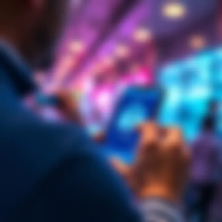 A person using a mobile phone to make a purchase with cryptocurrency, showing a digital wallet on the screen.