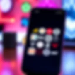 A collection of popular crypto podcast logos displayed on a smartphone screen.