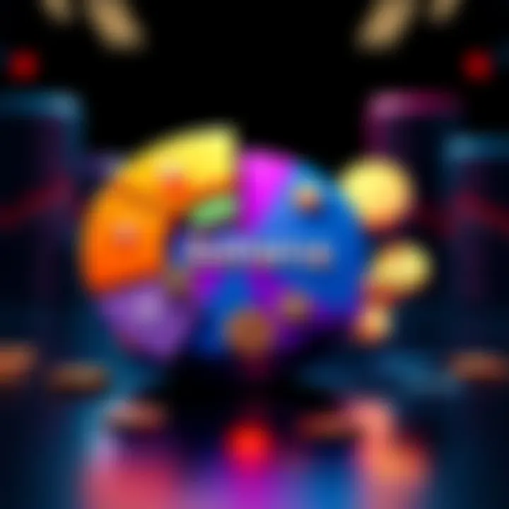 A visual representation of a pie chart showing cryptocurrency allocations with a focus on Solana among other coins.