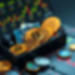 An investment portfolio showing a mix of cryptocurrency and traditional assets like stocks and bonds