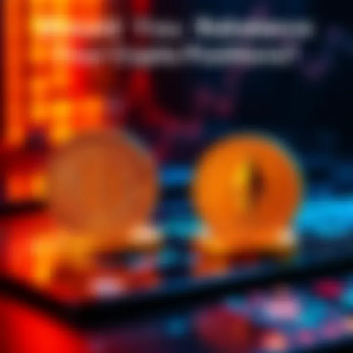 A visual representation of cryptocurrency rebalancing, showing SOL coins staked and ETH coins left unstaked on a digital platform.