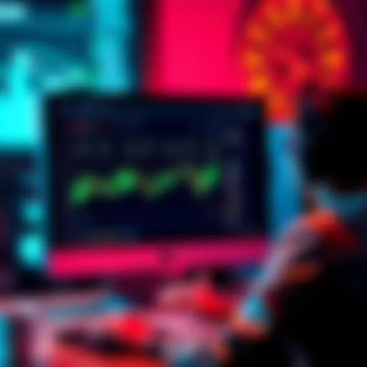 A person looking frustrated at a computer screen displaying incorrect values for a crypto portfolio tracker.