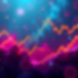 Graph showing a downward trend in cryptocurrency prices with a focus on the range between $1.5 and $1.7