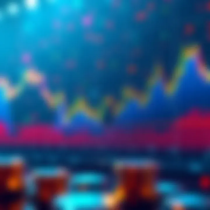 Cryptocurrency Price Drop A graph showing declining prices for Bitcoin and Ethereum, indicating potential support levels in a volatile market.