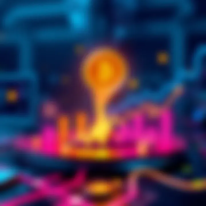 A graphic showing effective crypto protocols with increasing revenue charts and growth symbols, representing success in 2026.