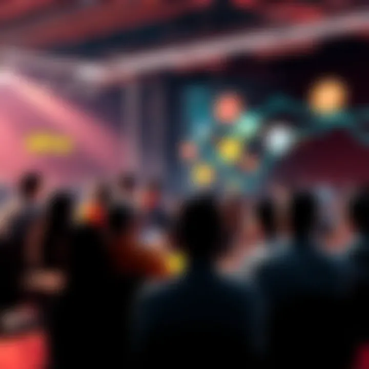 A group of people discussing cryptocurrency questions and sharing knowledge during a Q&A session