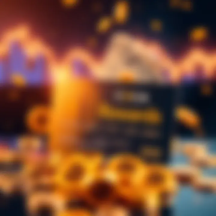 A visual representation of cryptocurrency coins transforming into cashback rewards and APY growth, showing a COCA Card with cash and growth symbols.