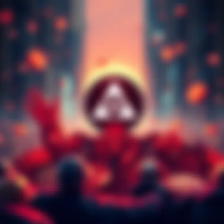 Visual representation of a crypto scam narrative, showcasing caution in digital finance.