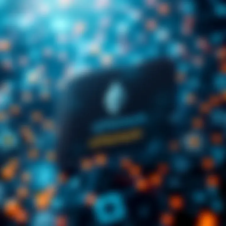 A digital wallet representing self-custody of Ethereum, surrounded by visuals of decentralized networks, symbolizing the shift from centralized exchanges.