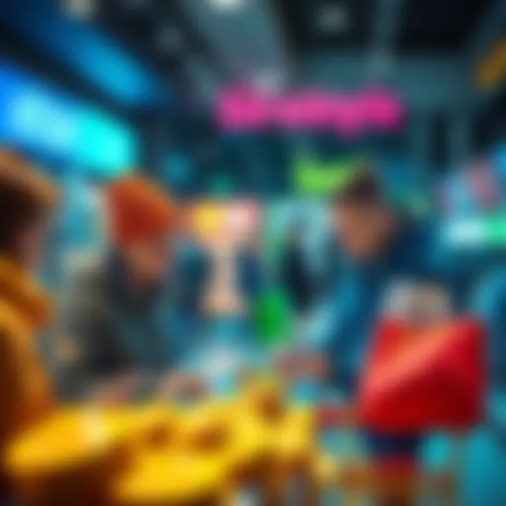 People using cryptocurrency for shopping A group of people making purchases with cryptocurrency at an online shop, showcasing popular coins like Bitcoin and Ethereum.