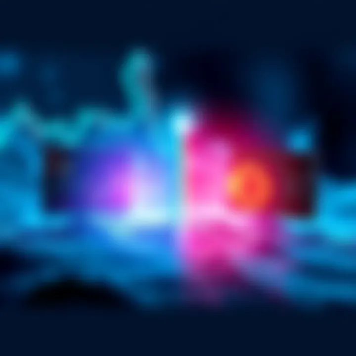 A visual comparison of cryptocurrency storage methods, showing an exchange platform on one side and hot and cold wallets on the other, illustrating their functions and risks.