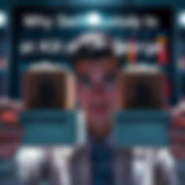 A person looking at two boxes labeled self-custody and centralized exchange, contemplating which to choose for cryptocurrency storage, highlighting the risk assessment involved.