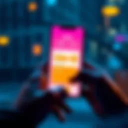 Crypto Swap A person using a smartphone app to swap CRO for USDC, showing the transaction screen with low fee indicators.