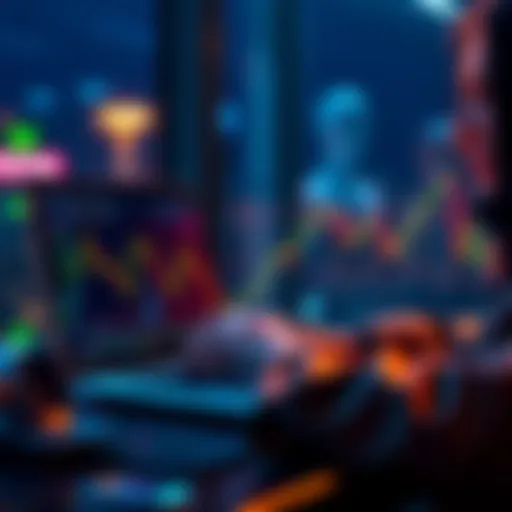 Crypto Swappers in Action A person using a laptop to trade cryptocurrencies through a fast and reliable swapper platform without sign-ups.