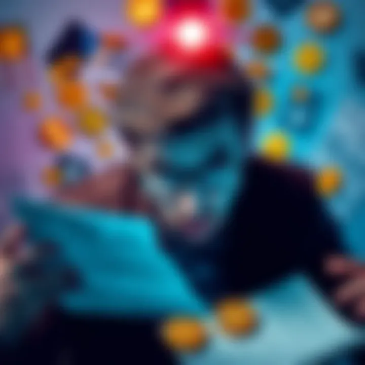 A visual representation of minimal crypto gains and tax considerations