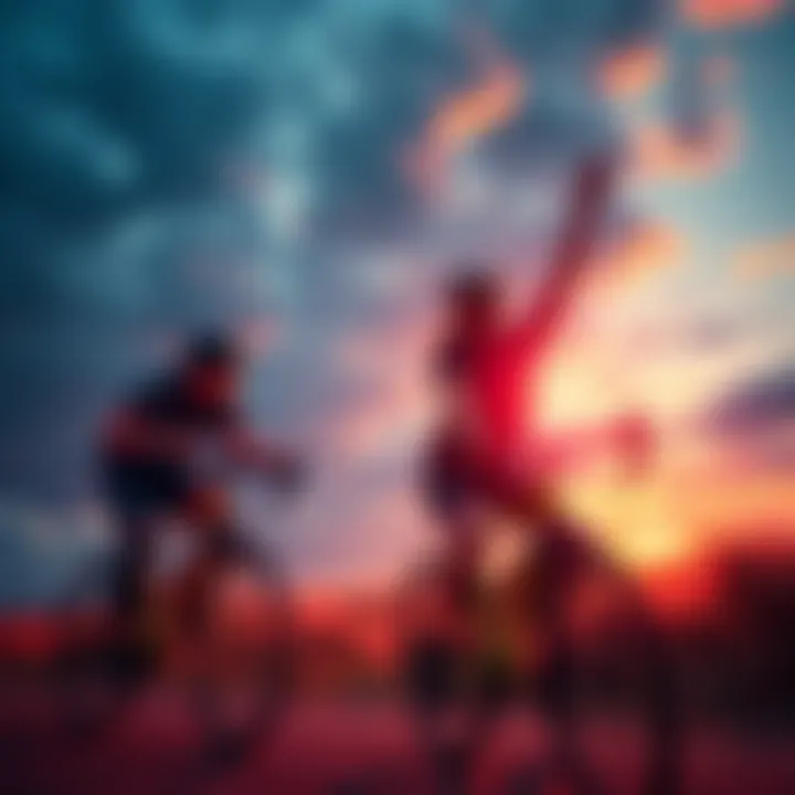 A victorious moment in the crypto trading journey, showcasing the blend of finance and personal passion for cycling.