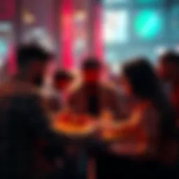 People interacting and sharing insights about cryptocurrency trading