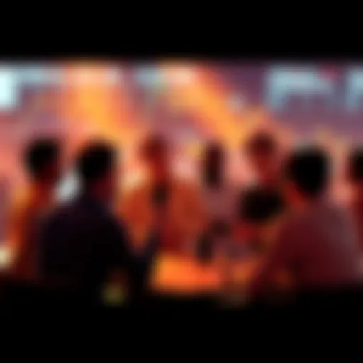 A group of people engaging in a discussion about cryptocurrency trading strategies and safety tips.