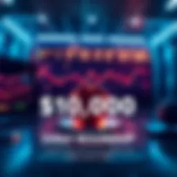 Banner promoting a trading competition for $100,000 with details on new token listings