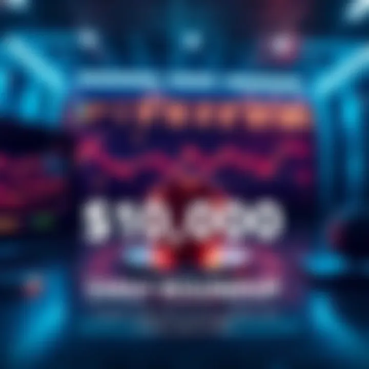 Crypto Trading Event Announcement Banner promoting a trading competition for $100,000 with details on new token listings