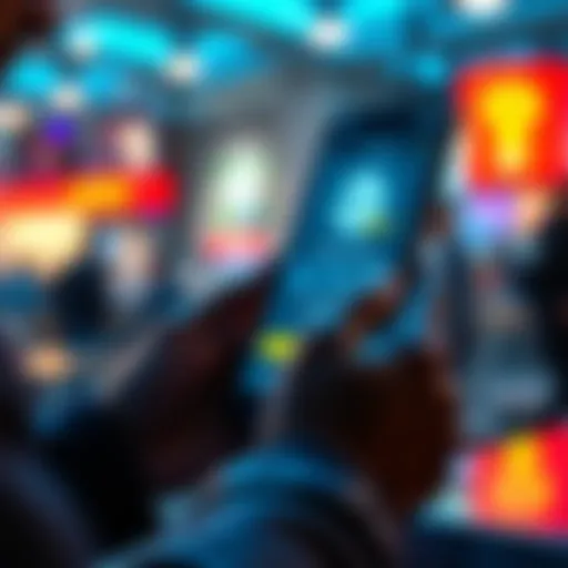 A person using a smartphone to make an anonymous cryptocurrency transaction with a secure app interface.