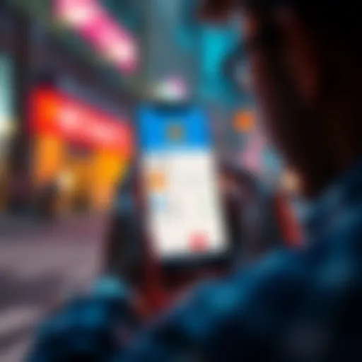 A person using a smartphone displaying the MetaMask wallet app with a crypto transaction in progress.