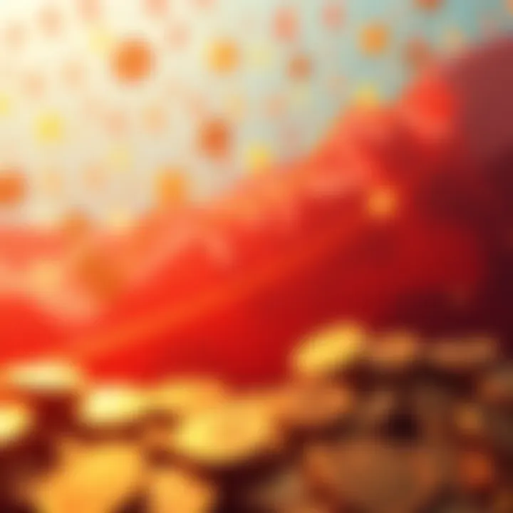 A graphic showing the rising trend of cryptocurrency transactions in Russia, highlighting unregulated flows and economic impact, with a backdrop of ruble symbols and digital currency icons.