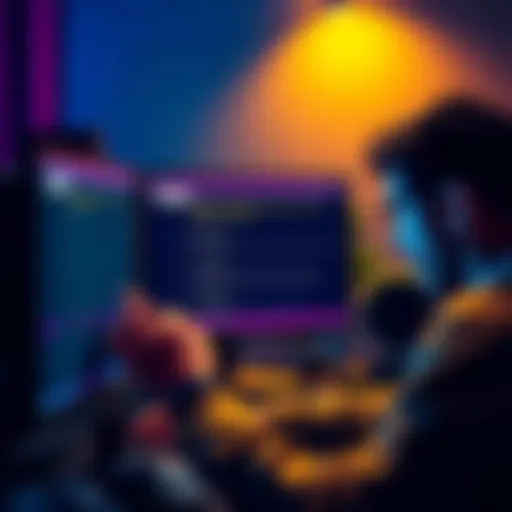 People struggling with crypto transfer A frustrated person looking at a computer screen showing error messages about adding crypto to a card